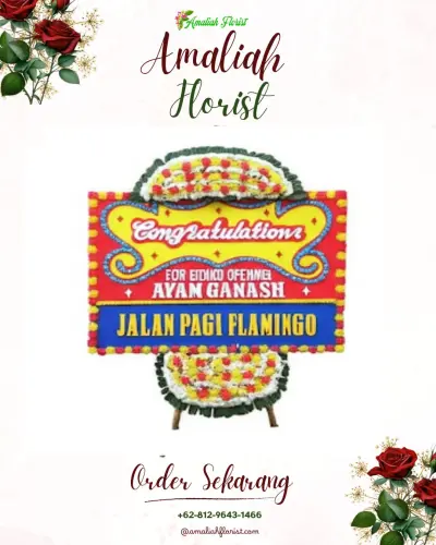 Bunga Papan Congratulation di Marga Jaya